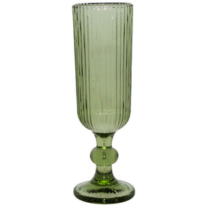 Diva Green Flute Glass 150ml Set of 6