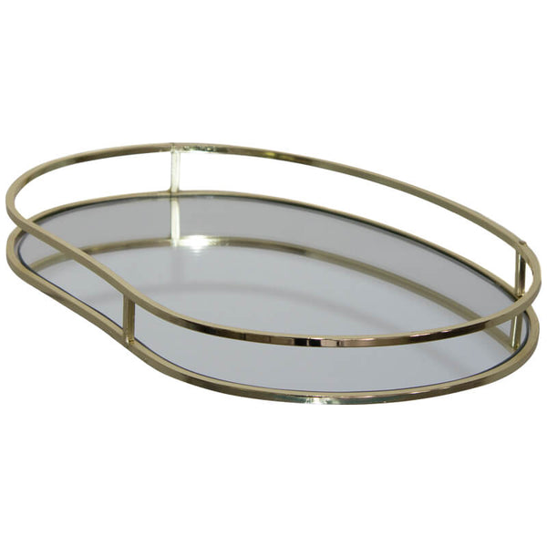 Mirrored Gold Tray