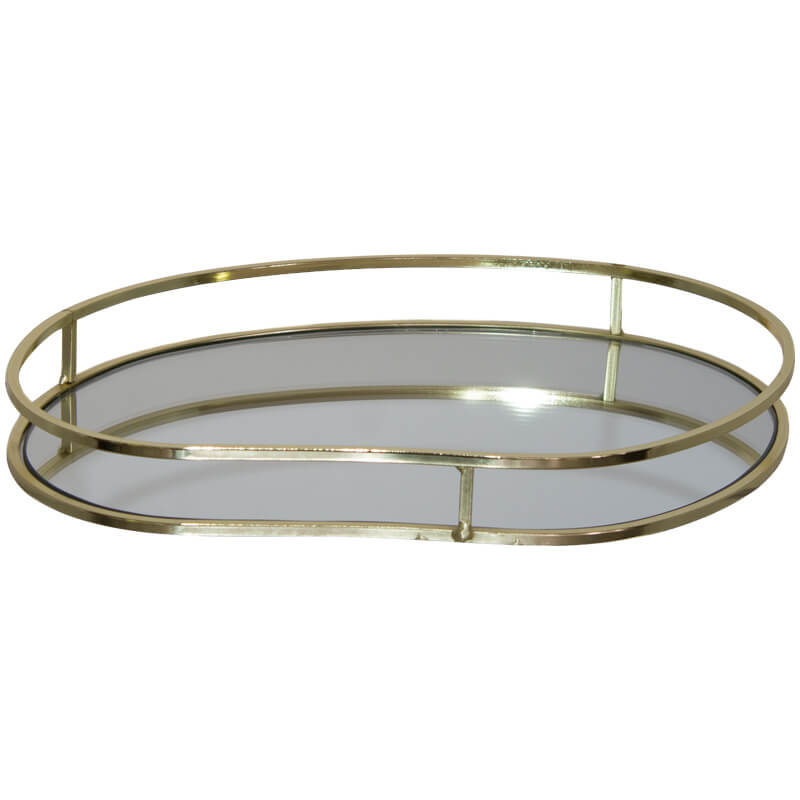 Mirrored Gold Tray