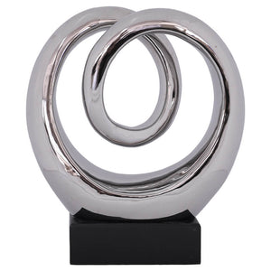 Silver Circulo Sculpture