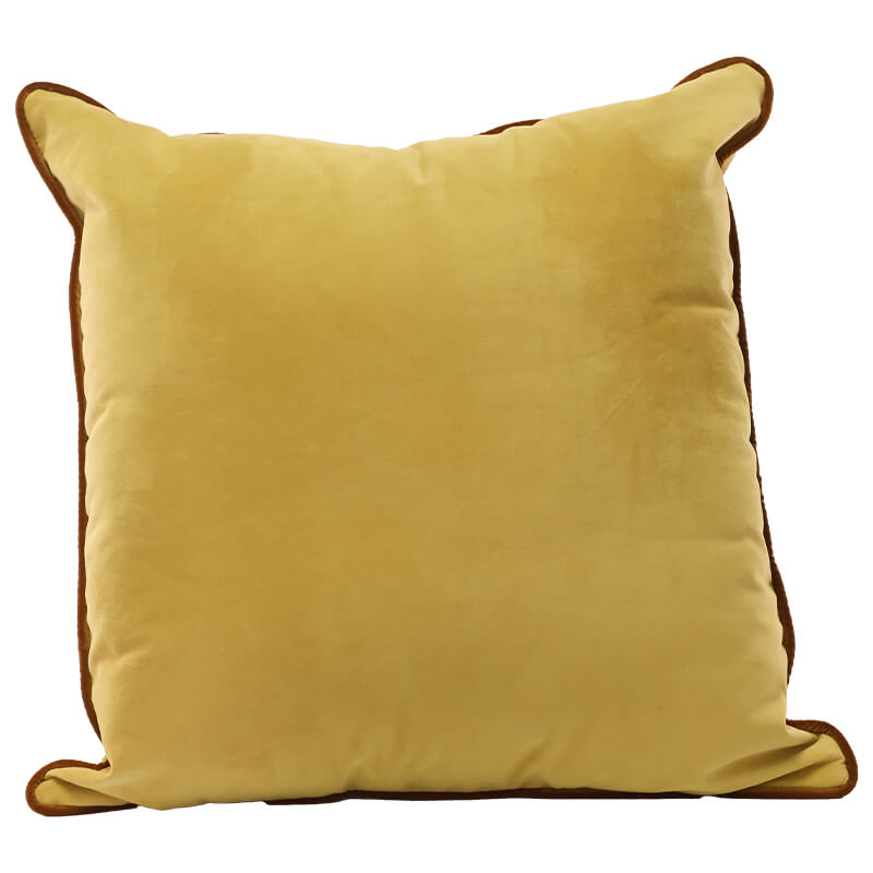 Mustard Velvet with Rust Pipe