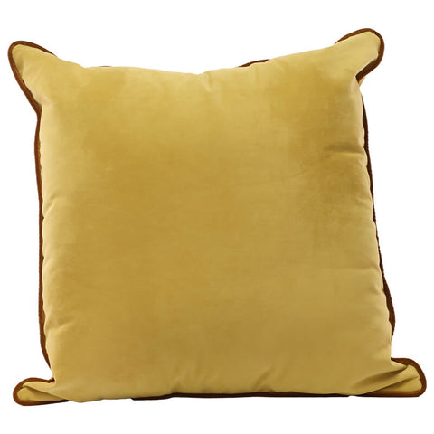 Mustard Velvet with Rust Pipe