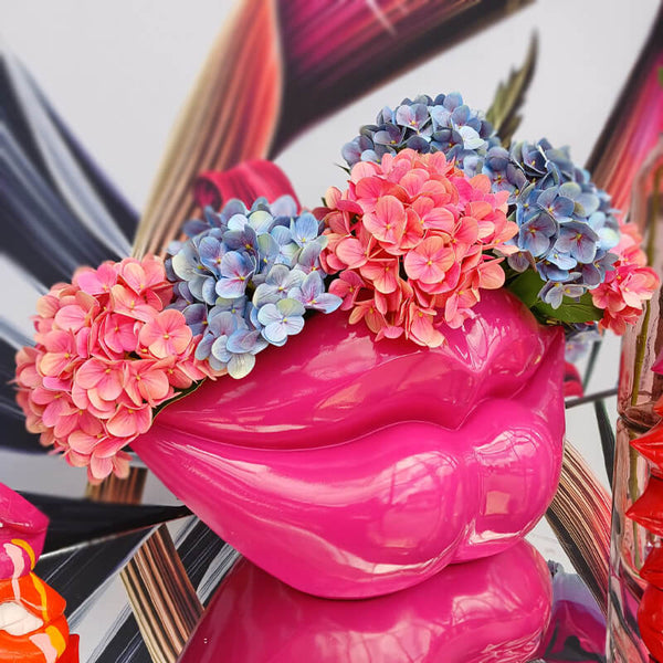 Pink Lips Vase