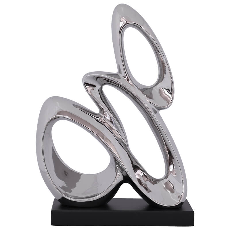 Silver Anelli Sculpture