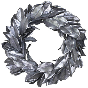 Silver Magnolia Wreath 81cm