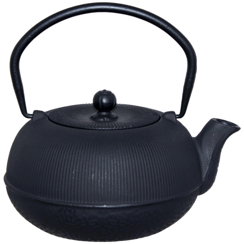Verti Black Teapot