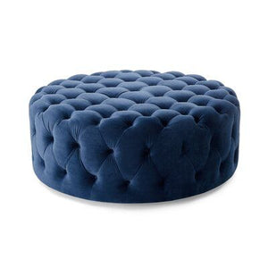 Vukona Velvet Pouf Ottoman