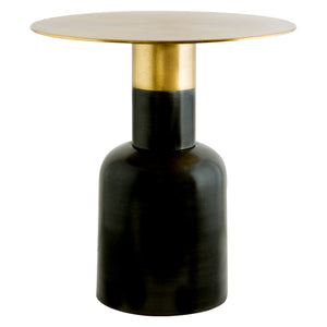 Gold & Black Side Table