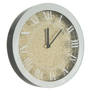 Round Mirror Clock