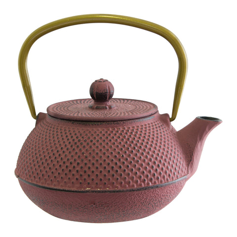 Pink Iron Tea Pot