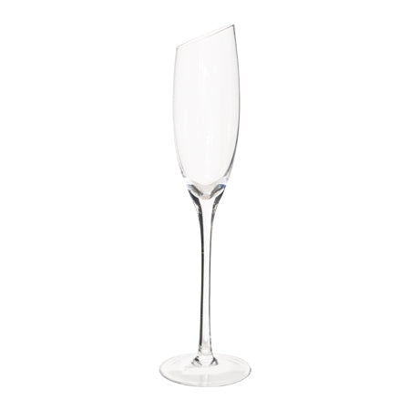 Slanted Flute Glass Set of 6