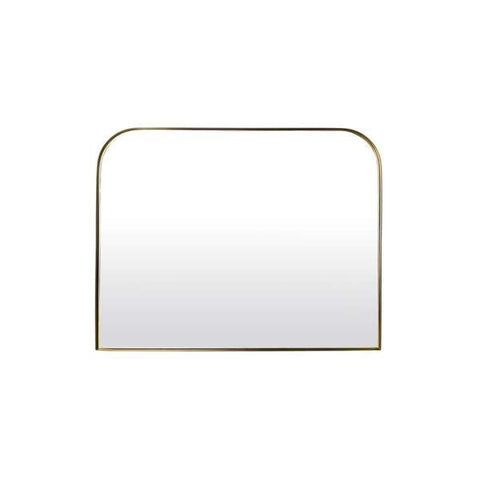 Vico Mirror in Antique Brass